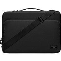Gaston Luga Dash Cushioned Briefcase 16" - Black