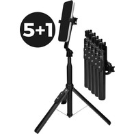 Promotion 5+1 - Mobiparts Selfie Stick with TriPod and MagSafe Black