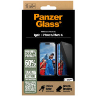Panzerglass Apple iPhone 16/15 - Ultra-Wide Fit Privacy Glass
