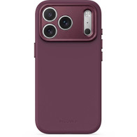 Decoded AntiMicrobial Silicone Backcover for iPhone 18 Pro/17 Pro Plum