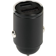 Mobiparts Car Charger 2-port 30W PD Fast Charging Black V2