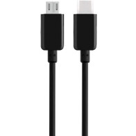 Mobiparts Micro USB to USB-C Cable 1m Black (bulk)