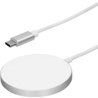 Mobiparts Wireless Charge Pad Aluminum 25W White