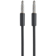 Mobiparts AUX Cable 3.5 mm to 3.5 mm Black (1 meter)